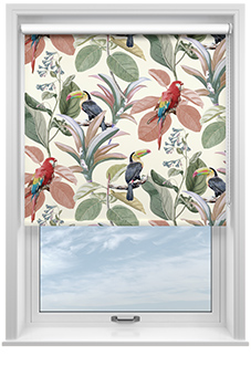 Parakeet, Pink Lotus - Twist&Fit Roller Blind